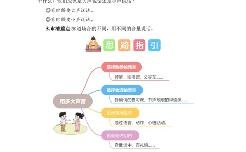 第七单元写话：用多大的声音（教学设计）-（统编版&middot;2024秋）_一年级语文上册（统编版）_单元写作能力提升_2024新课标