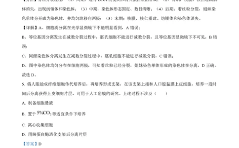 2025年高考生物试卷（广东卷）（解析卷）_生物历年高考真题_新&middot;PDF版2008-2025&middot;高考生物真题_生物（按年份分类）2008-2025_2025&middot;高考生物真题