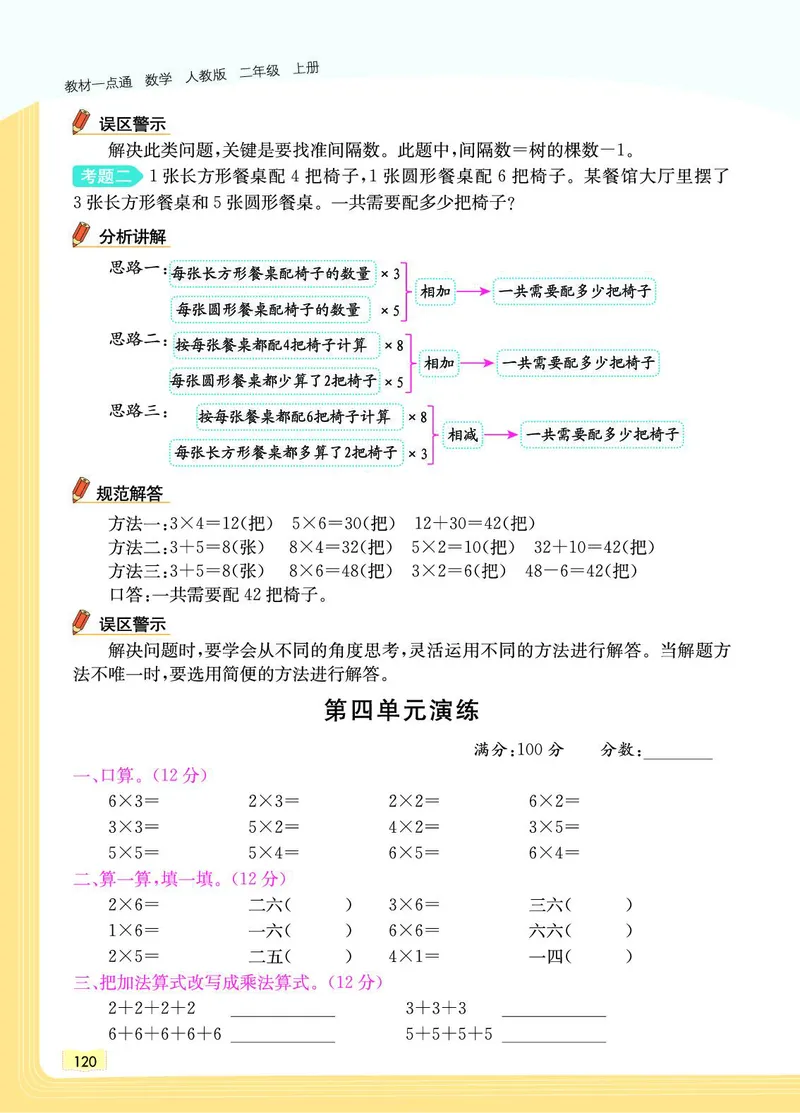 《教材一点通》数学2年级上册（RJ）_二年级上下册资料_小学二年级学习资料-25年更新版_2-03、小学二年级数学上册_2-3-2、练习题、作业、试题、试卷_人教版_电子册类