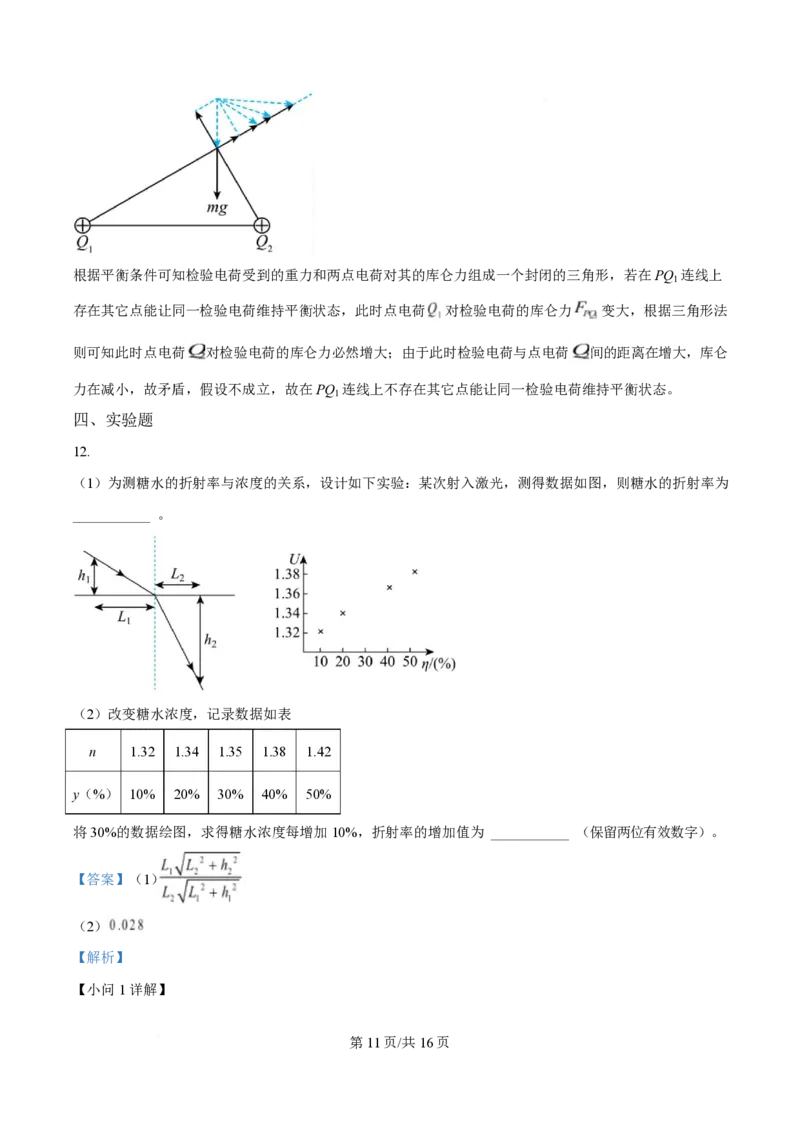 2025年高考物理试卷（福建卷）（部分）（解析卷）_物理历年高考真题_新&middot;PDF版2008-2025&middot;高考物理真题_物理（按年份分类）2008-2025_2025&middot;高考物理真题