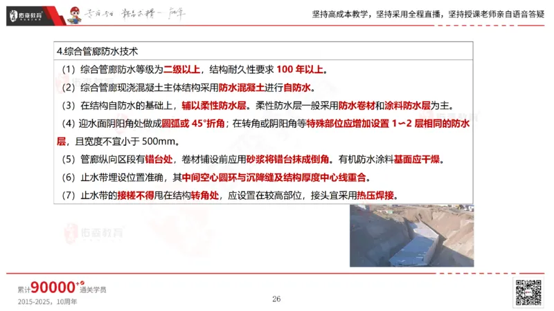 2025.6.22佑森教育林子婷授课一建市政实务《管廊工程》专用讲义，版权所有，侵权必究_2026年一级建造师_2026年一建市政_2025年一建市政SVIP_02-基础精讲✿高端面授✿深度强化