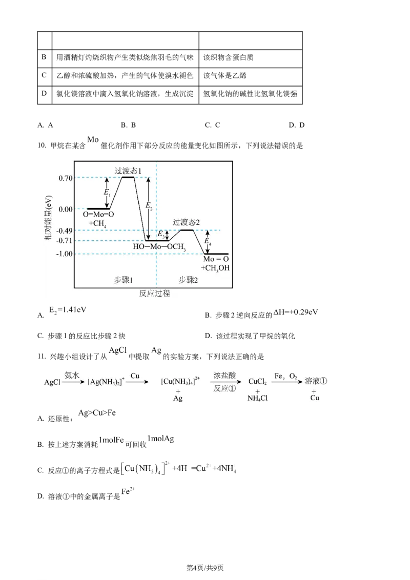 2024年高考化学试卷（甘肃）（空白卷）_历年高考真题合集_化学历年高考真题_新&middot;Word版2008-2025&middot;高考化学真题_化学（按年份分类）2008-2025_2024&middot;高考化学真题