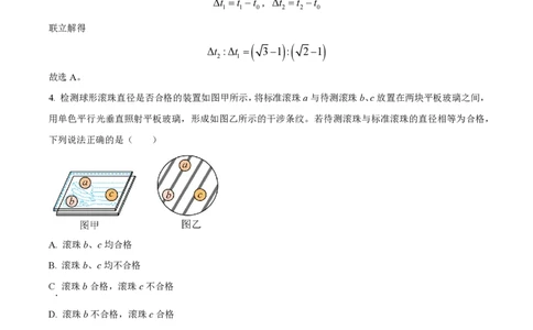 2024年高考物理试卷（山东）（解析卷）_物理历年高考真题_新&middot;PDF版2008-2025&middot;高考物理真题_物理（按年份分类）2008-2025_2024&middot;高考物理真题