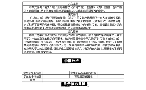第六单元单元分析_一年级语文下册（统编版）_全套教学资源_6.第六单元