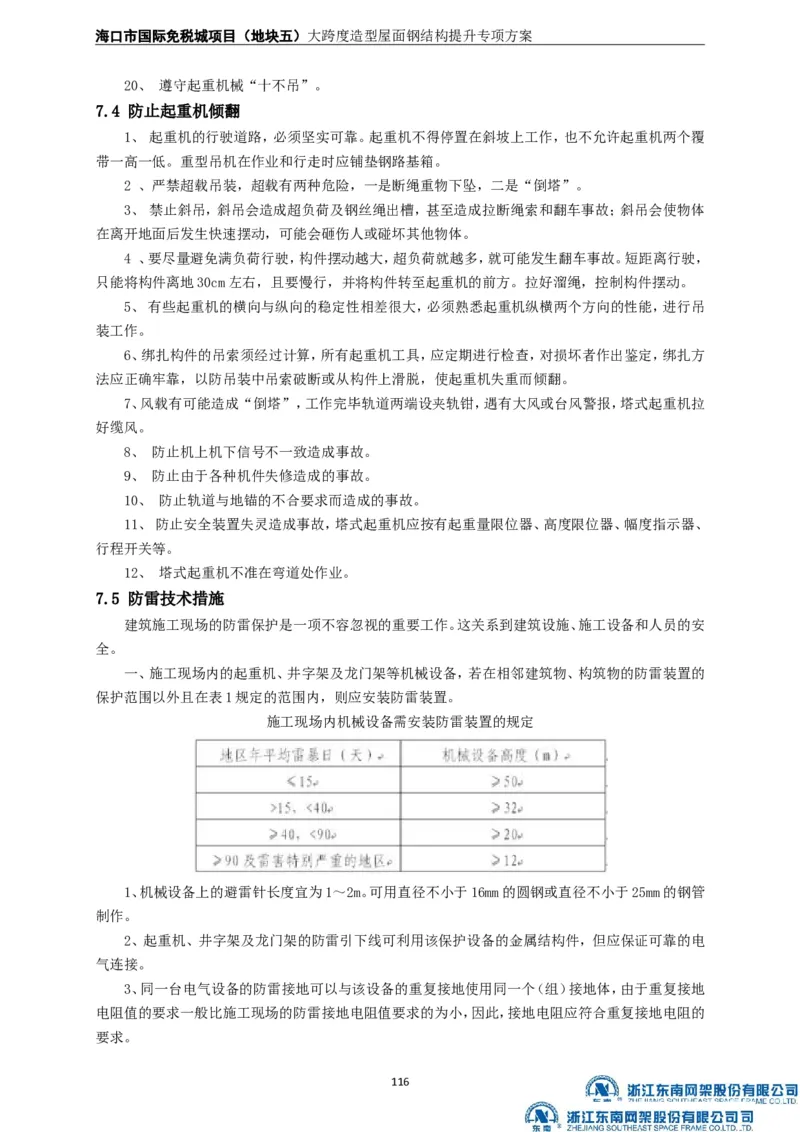 大跨度造型屋面钢结构提升专项方案_2021-2023年优秀施组方案_施工方案_方案32-大跨度造型屋面钢结构提升专项方案