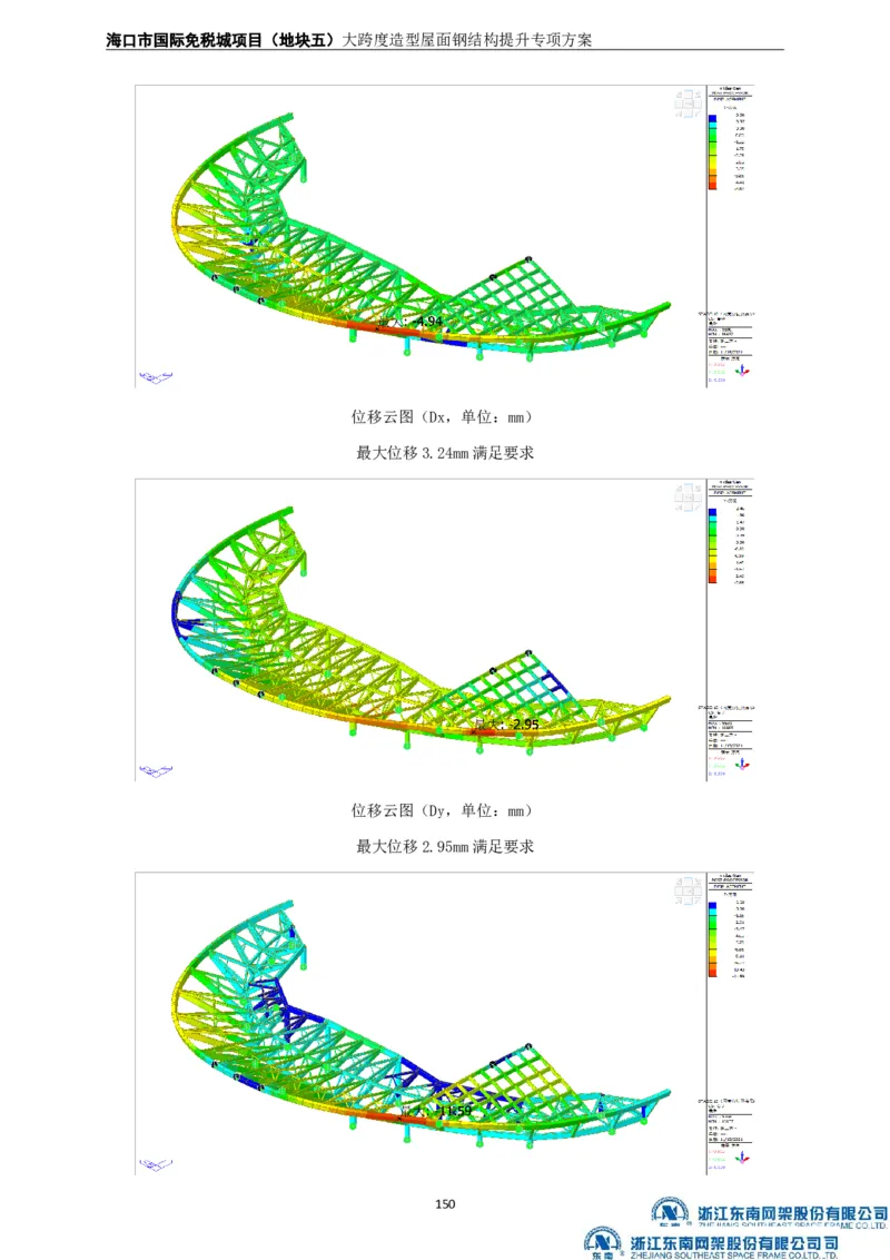 大跨度造型屋面钢结构提升专项方案_2021-2023年优秀施组方案_施工方案_方案32-大跨度造型屋面钢结构提升专项方案