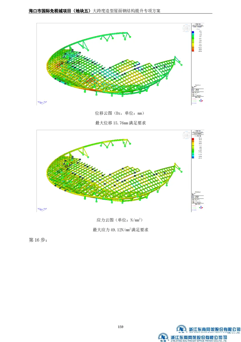 大跨度造型屋面钢结构提升专项方案_2021-2023年优秀施组方案_施工方案_方案32-大跨度造型屋面钢结构提升专项方案