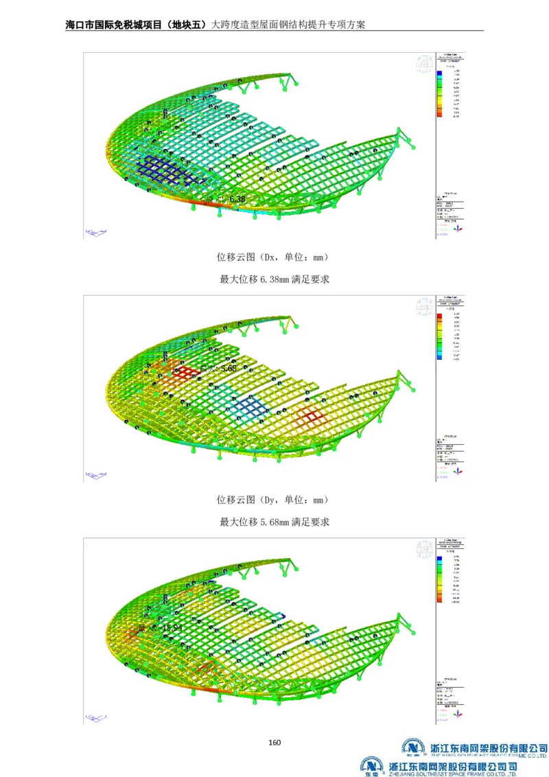 大跨度造型屋面钢结构提升专项方案_2021-2023年优秀施组方案_施工方案_方案32-大跨度造型屋面钢结构提升专项方案