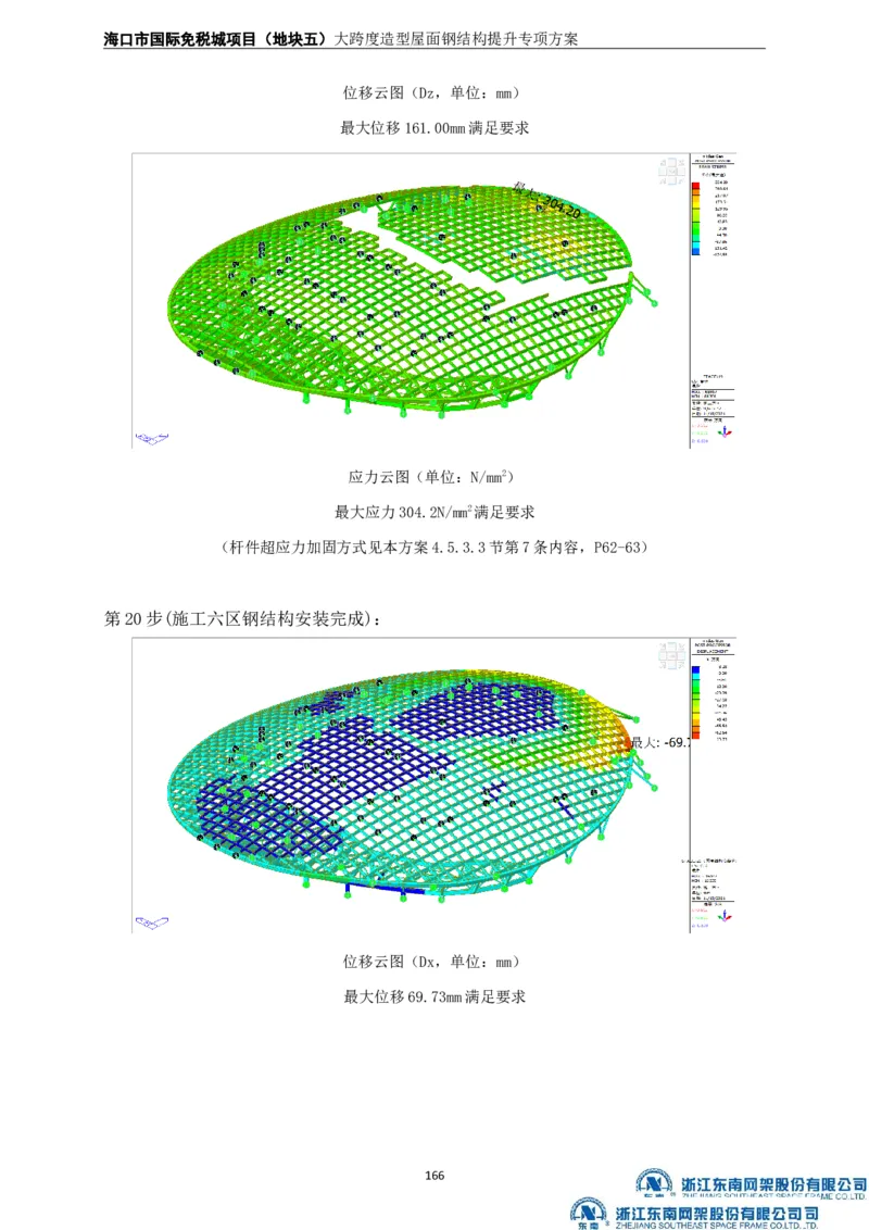 大跨度造型屋面钢结构提升专项方案_2021-2023年优秀施组方案_施工方案_方案32-大跨度造型屋面钢结构提升专项方案