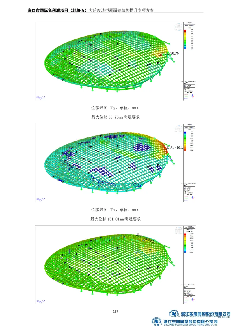 大跨度造型屋面钢结构提升专项方案_2021-2023年优秀施组方案_施工方案_方案32-大跨度造型屋面钢结构提升专项方案