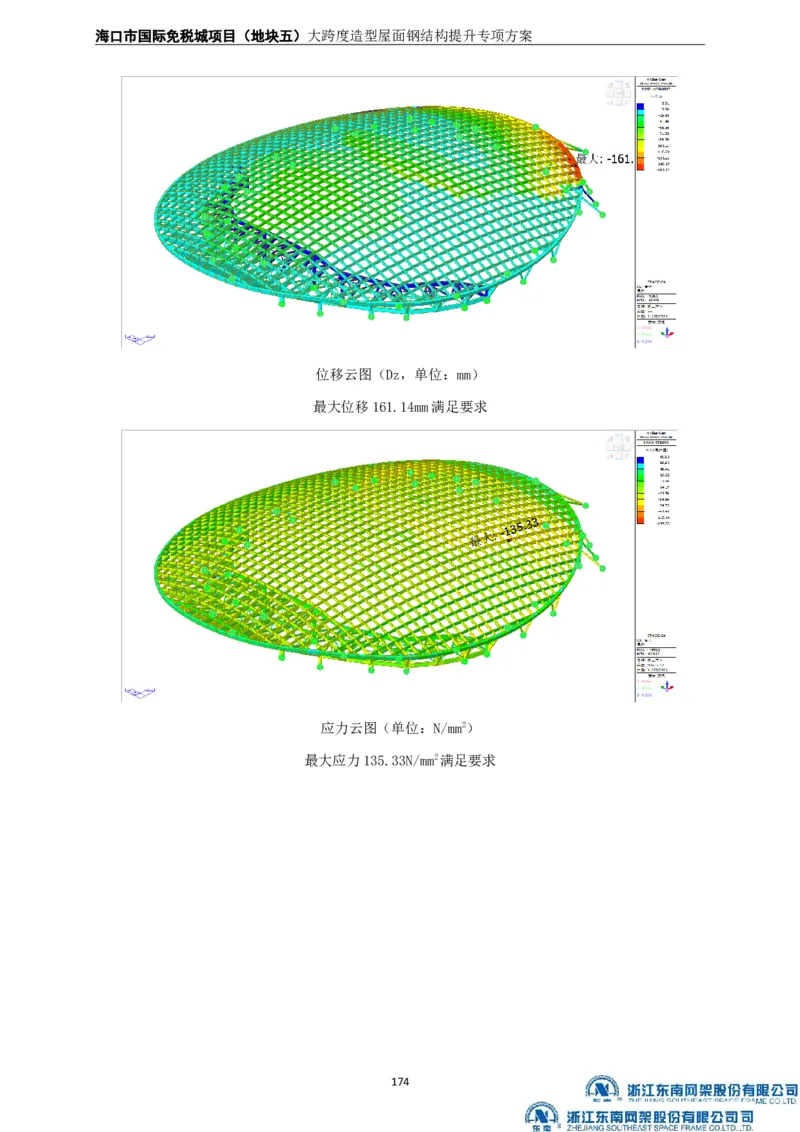 大跨度造型屋面钢结构提升专项方案_2021-2023年优秀施组方案_施工方案_方案32-大跨度造型屋面钢结构提升专项方案