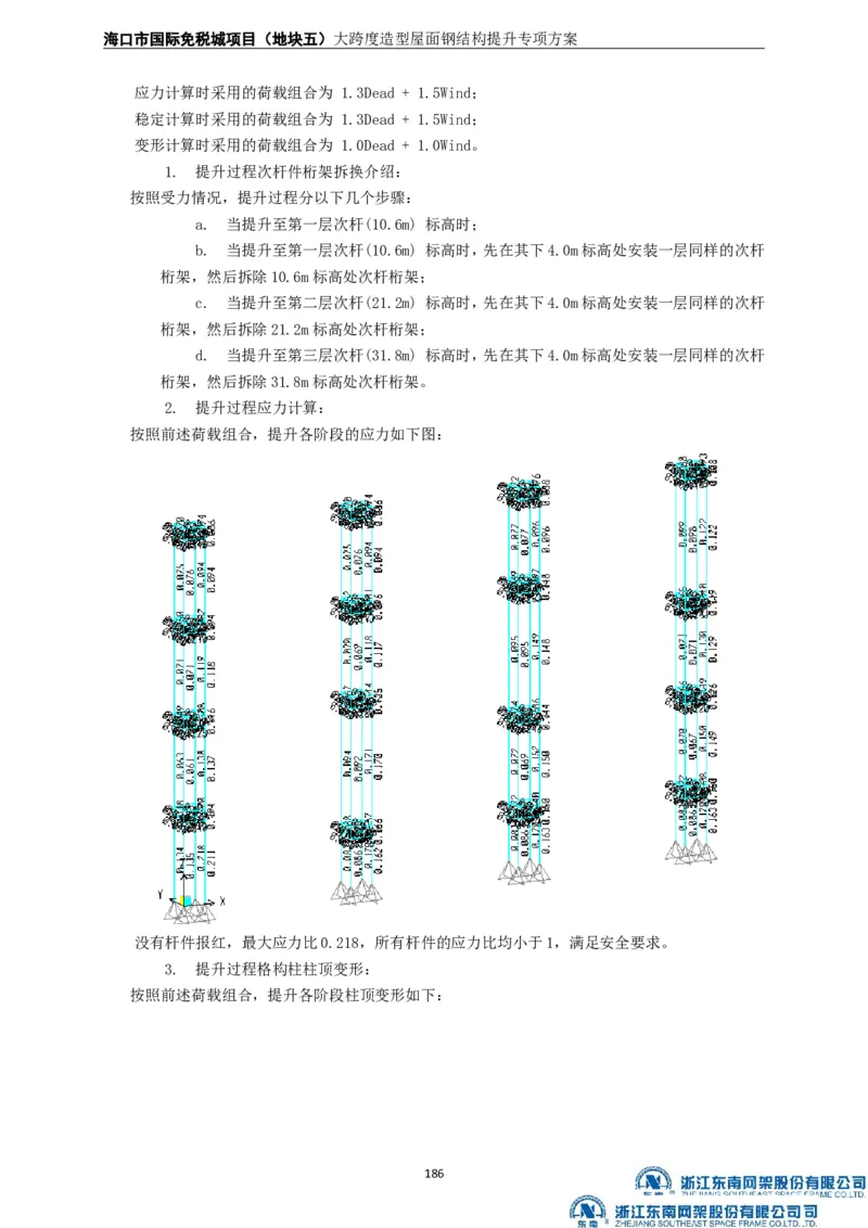 大跨度造型屋面钢结构提升专项方案_2021-2023年优秀施组方案_施工方案_方案32-大跨度造型屋面钢结构提升专项方案