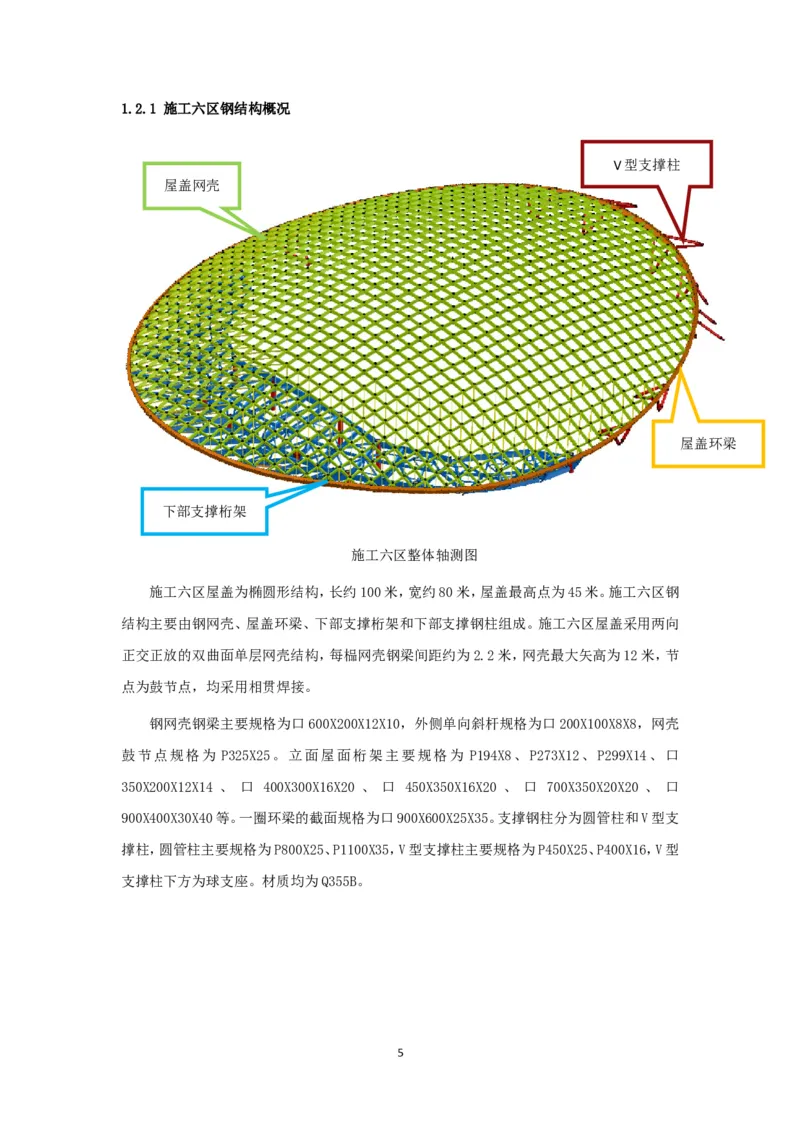 大跨度造型屋面钢结构提升专项方案_2021-2023年优秀施组方案_施工方案_方案32-大跨度造型屋面钢结构提升专项方案