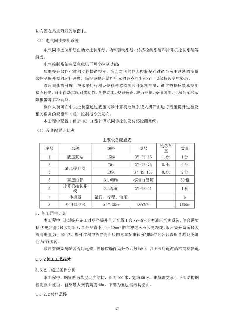 大跨度造型屋面钢结构提升专项方案_2021-2023年优秀施组方案_施工方案_方案32-大跨度造型屋面钢结构提升专项方案