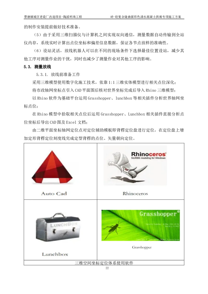 砖-砼复合陡曲面彩色清水混凝土拱廊专项施工方案_2021-2023年优秀施组方案_施工方案_方案19-景德镇城区老瓷厂改造项目-陶溪明珠砖-砼复合陡曲面彩色清水混凝土拱廊专项施工方案