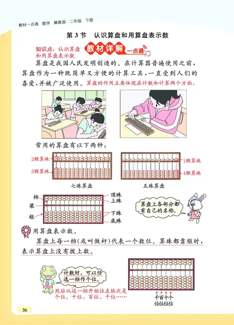 《教材一点通》数学2年级下册（JJ）_二年级上下册资料_小学二年级学习资料-25年更新版_2-04、小学二年级数学下册_2-4-2、练习题、作业、试题、试卷_冀教版_电子册类