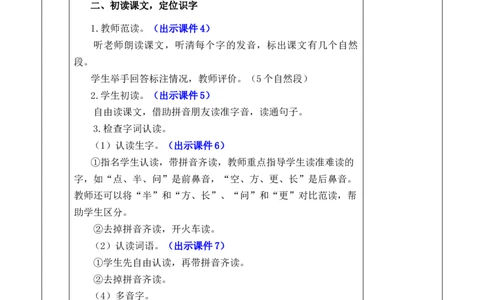 10雨点儿优质版教案_25秋七彩课堂统编版语文一年级上册教学资源包_七彩课堂统编版语文一年级上册教案_优质版教案_第八单元