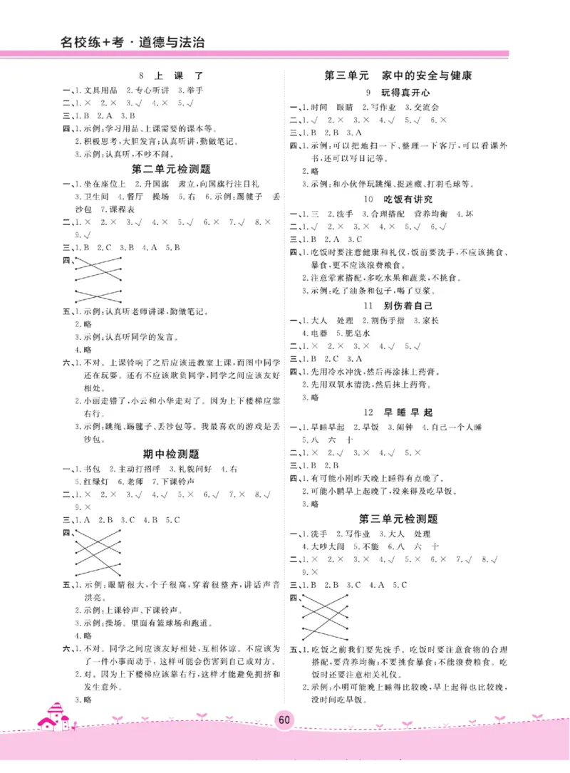《名校练+考》道德与法治1年级上册（RJ）_一年级上下册资料_小学一年级学习资料-25年更新版_1-07、小学一年级道德与法治上册_电子册类