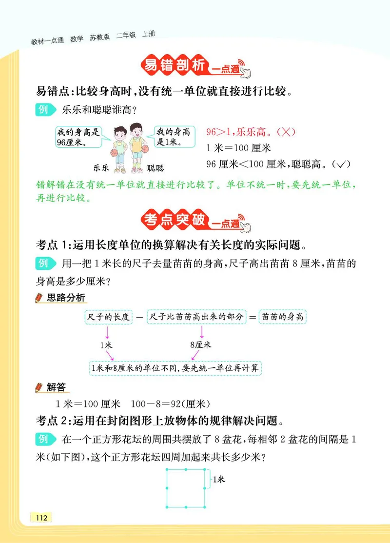 《教材一点通》数学2年级上册（SJ）_二年级上下册资料_小学二年级学习资料-25年更新版_2-03、小学二年级数学上册_2-3-2、练习题、作业、试题、试卷_苏教版_电子册类