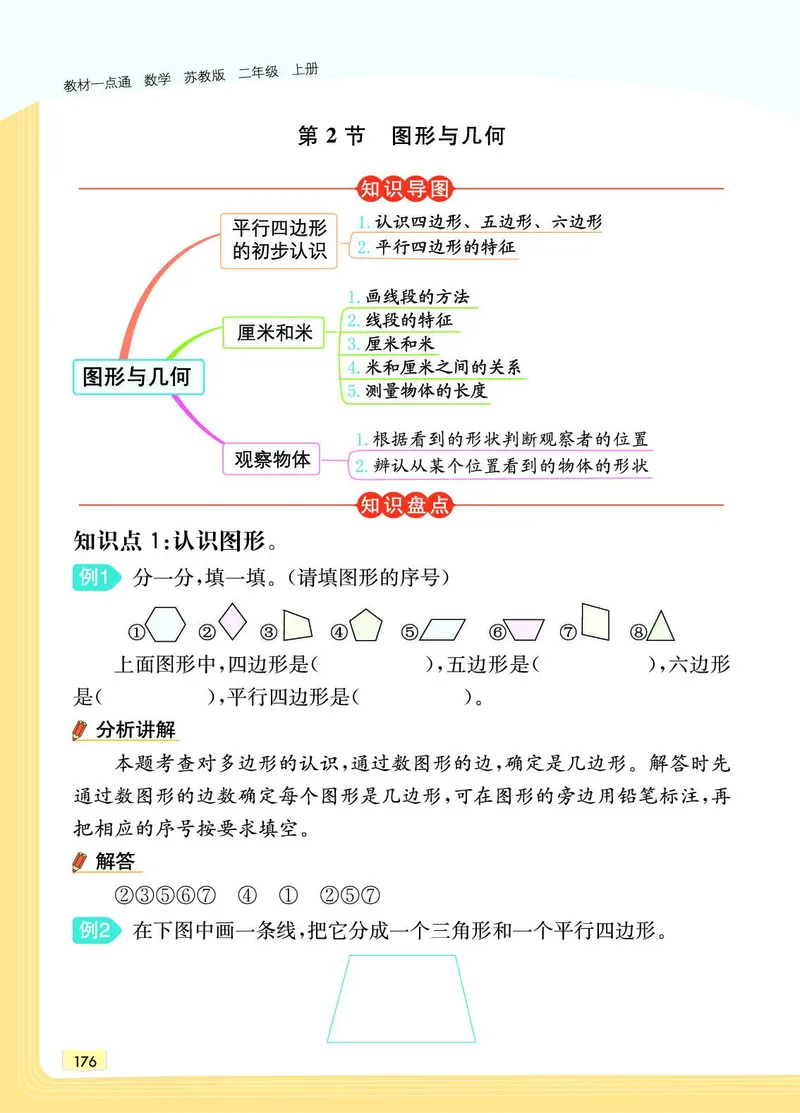 《教材一点通》数学2年级上册（SJ）_二年级上下册资料_小学二年级学习资料-25年更新版_2-03、小学二年级数学上册_2-3-2、练习题、作业、试题、试卷_苏教版_电子册类