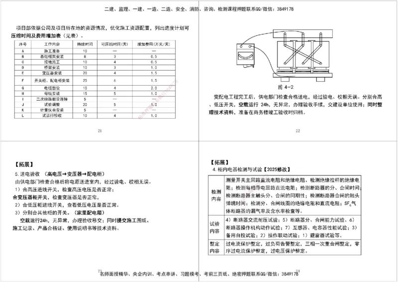 04.2025一建《机电》案例专项第四次课黑白打印版_2026年一级建造师_2026年一建机电_2025年一建机电SVIP_04-冲刺串讲✿考点强化✿小灶集训_28-机电《A计划案例专练》马明宇XT