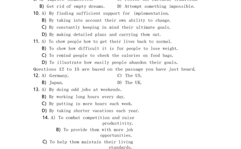 英语六级考试预测押题卷（三）_大学英语四级+六级_六级真题_六级密押试卷_2024年六级预测押题卷