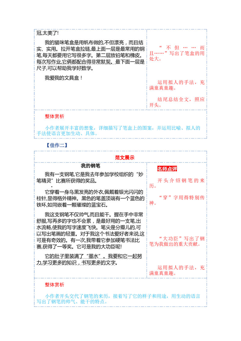第六单元写话：书包里的文具（教学设计）-（统编版&middot;2024秋）_一年级语文上册（统编版）_单元写作能力提升_2024新课标