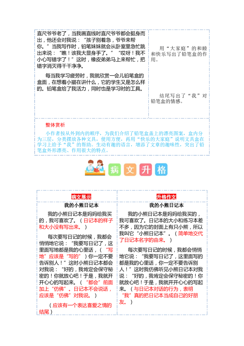 第六单元写话：书包里的文具（教学设计）-（统编版&middot;2024秋）_一年级语文上册（统编版）_单元写作能力提升_2024新课标
