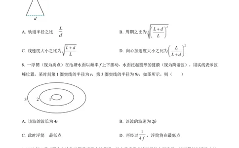 2025年高考物理试卷（重庆卷）（1-11，15题）（空白卷）_物理历年高考真题_新&middot;PDF版2008-2025&middot;高考物理真题_物理（按年份分类）2008-2025_2025&middot;高考物理真题