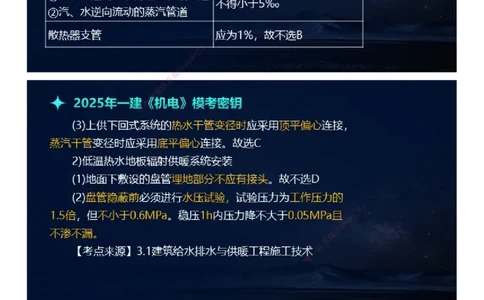 课件_2026年一级建造师_2026年一建机电_2025年一建机电SVIP_03-习题精析✿实战特训✿模考通关_38-机电《模考密钥班》王建波JG_2025年一级建造师《机电实务》模考密钥直播-1