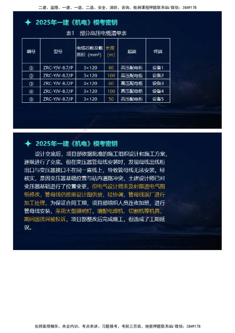 课件_2026年一级建造师_2026年一建机电_2025年一建机电SVIP_03-习题精析✿实战特训✿模考通关_38-机电《模考密钥班》王建波JG_2025年一级建造师《机电实务》模考密钥直播-1