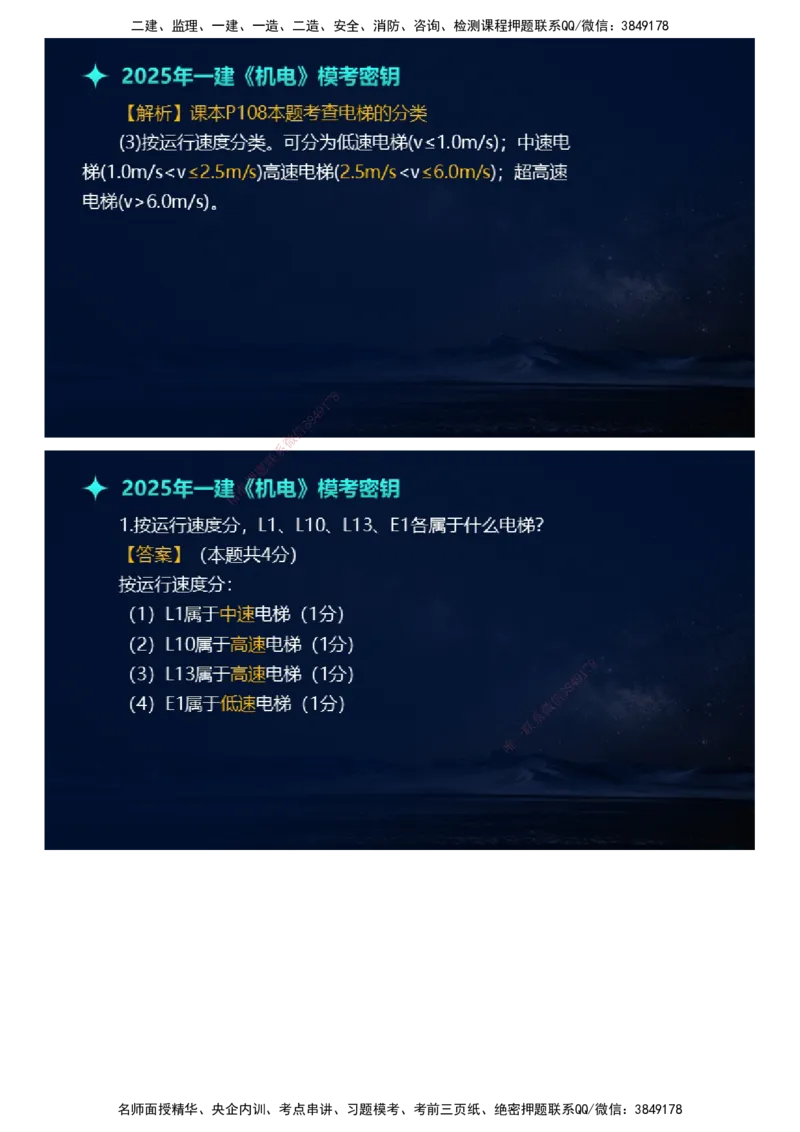 课件_2026年一级建造师_2026年一建机电_2025年一建机电SVIP_03-习题精析✿实战特训✿模考通关_38-机电《模考密钥班》王建波JG_2025年一级建造师《机电实务》模考密钥直播-1