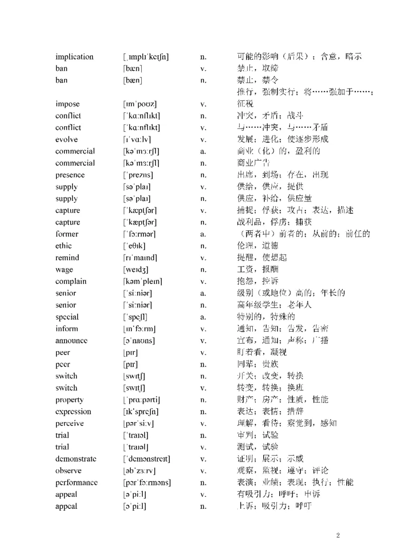 考研英语热门词汇（8次及以上词汇）_s058考研英语2026必背真题阅读高频词汇总结