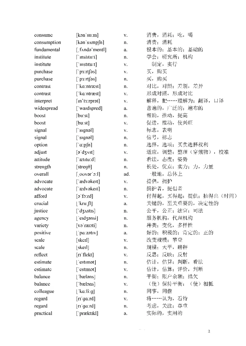考研英语热门词汇（8次及以上词汇）_s058考研英语2026必背真题阅读高频词汇总结
