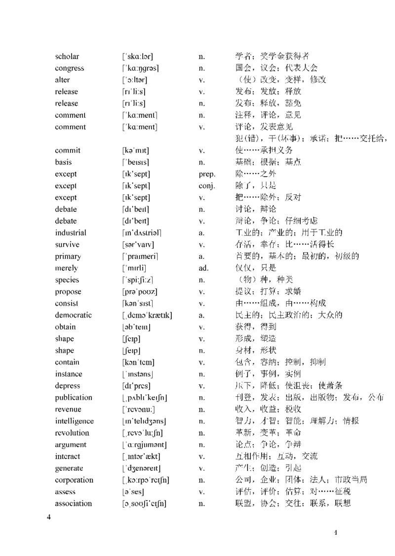 考研英语热门词汇（8次及以上词汇）_s058考研英语2026必背真题阅读高频词汇总结