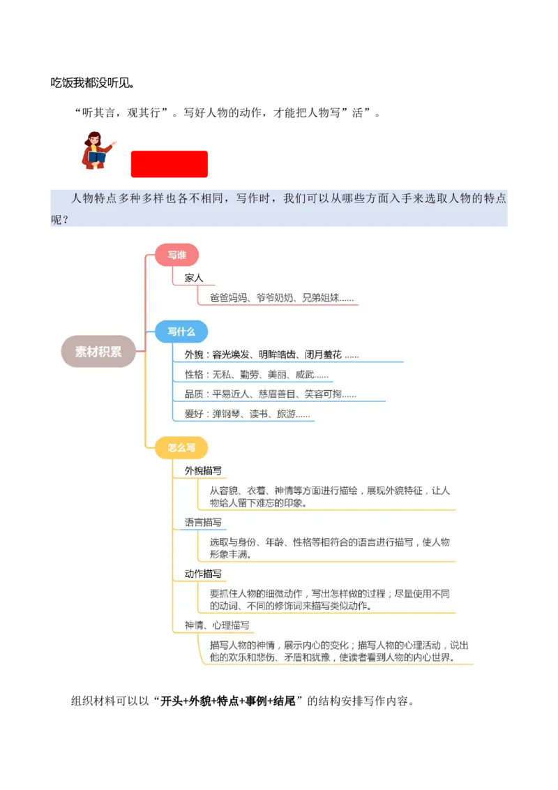 第四单元习作：亲情（素材积累）-（统编版.2024）_一年级语文下册（统编版）_单元写作能力提升_2025版