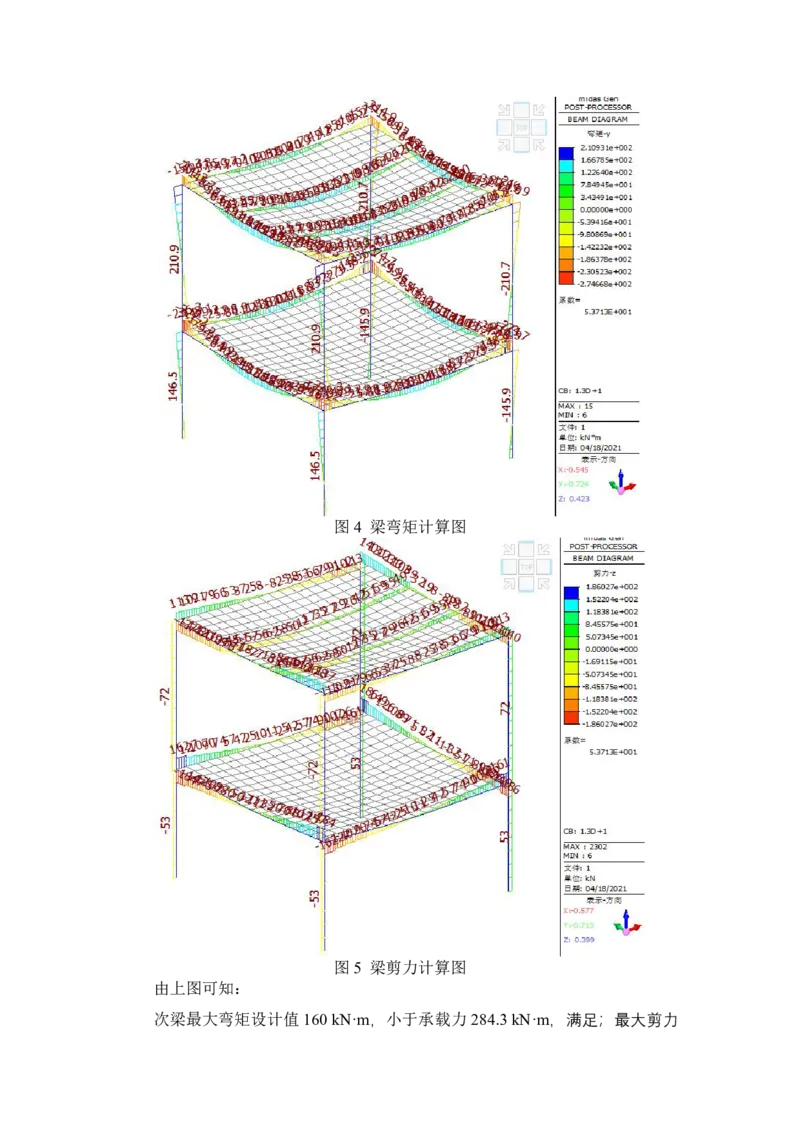 附件7叉车等效荷载及楼板强度验算计算书（-1F层）_2021-2023年优秀施组方案_施工方案_方案28-昆明交通枢纽内支撑拆除方案_1-内支撑拆除施工方案_附件
