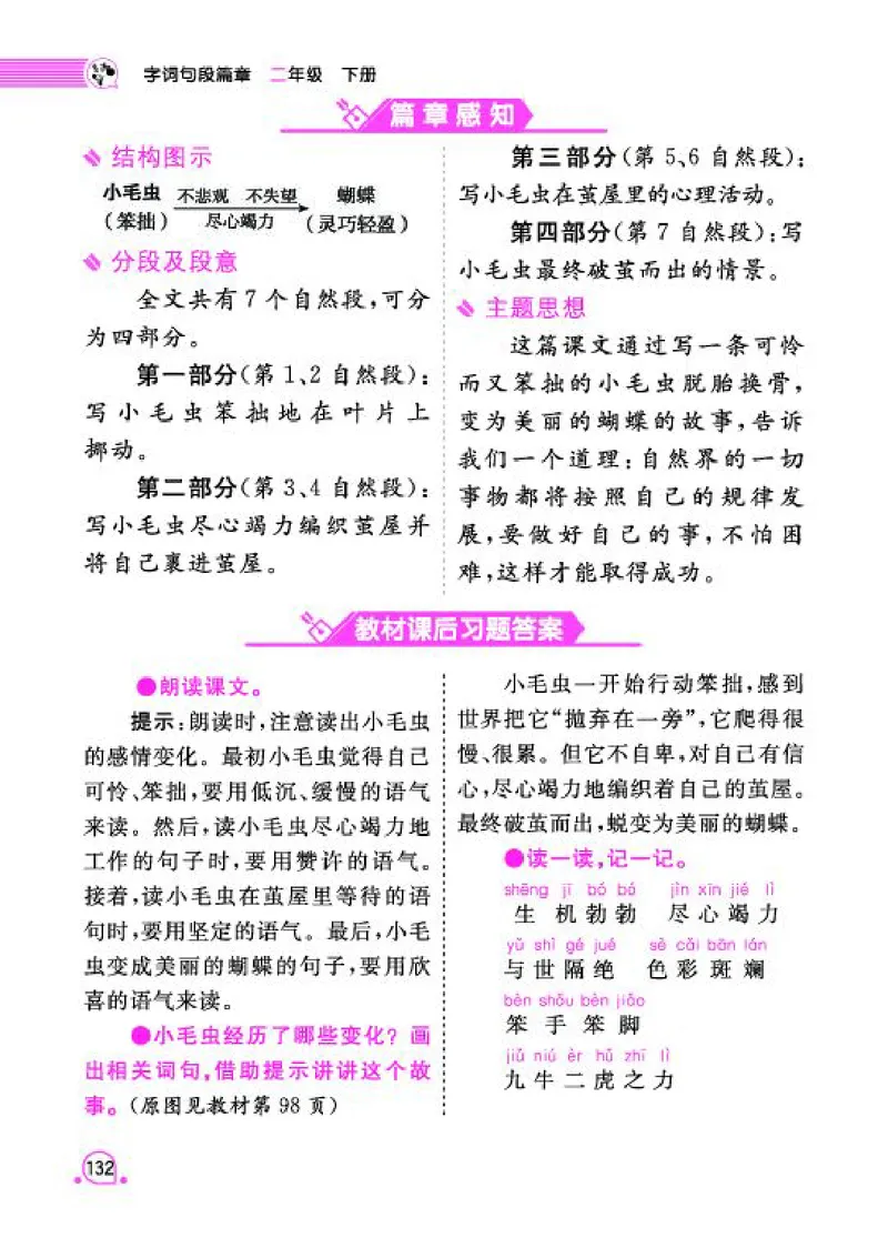 《字词句段篇章》语文2年级下册（RJ）_二年级上下册资料_小学二年级学习资料-25年更新版_2-02、小学二年级语文下册_2-2-2、练习题、作业、试题、试卷_电子册类