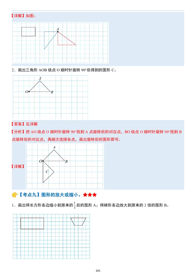 小升初数学模块综合复习259个考点（答案版）_7-2026小升初数学复习资料