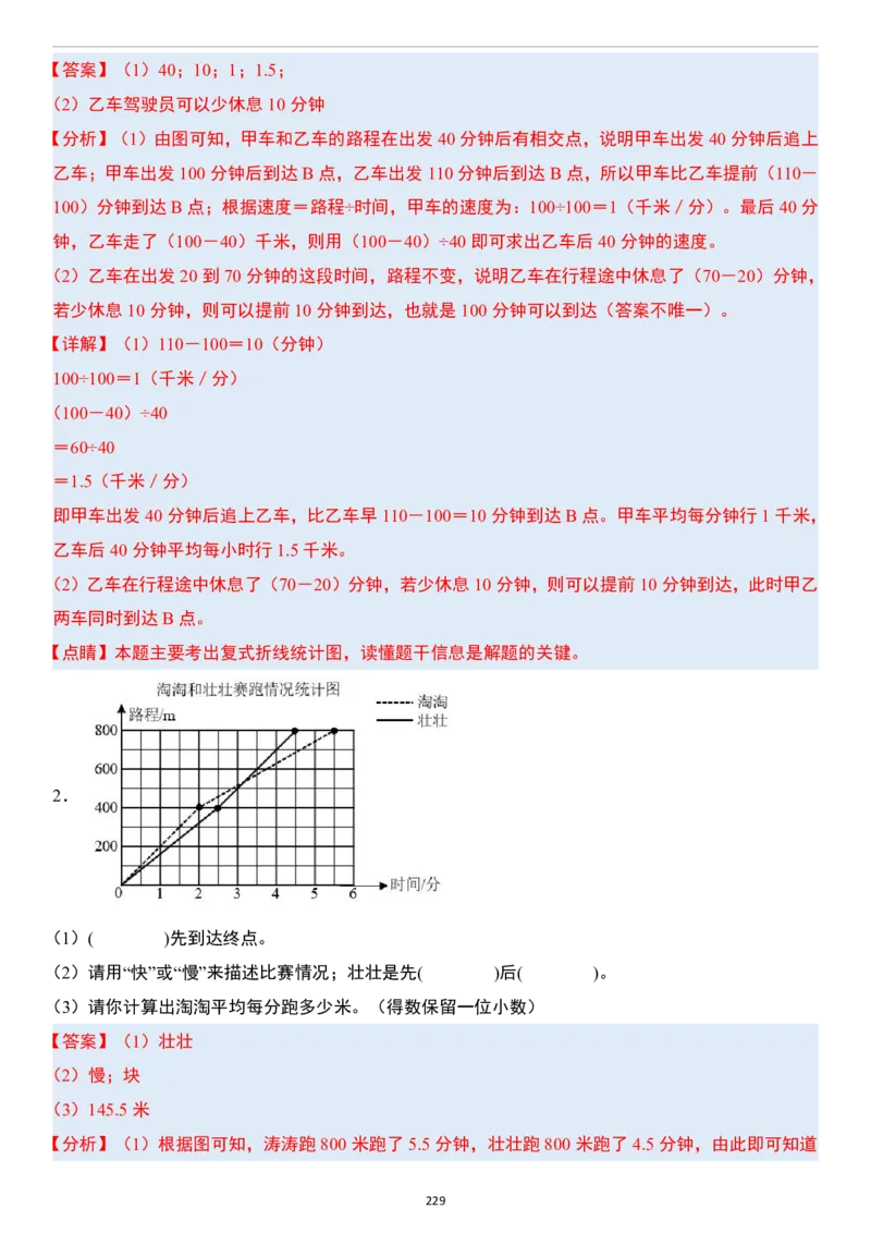 小升初数学模块综合复习259个考点（答案版）_7-2026小升初数学复习资料