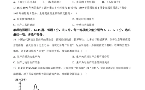 2024年高考历史试卷（天津）（空白卷）_历史历年高考真题_新&middot;PDF版2008-2025&middot;高考历史真题_历史（按年份分类）2008-2025_2024&middot;历史高考真题