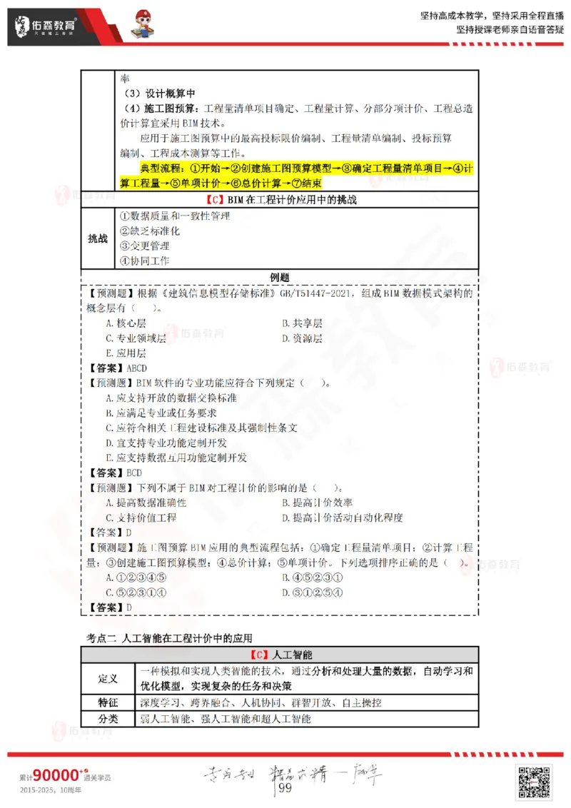 2025.4.5-5.4佑森教育叶虎翼授课一建工程经济《工程计价（一）（二）》专用讲义，版权所有，侵权必究_2026年一级建造师_2026年一建经济_2025年一建经济SVIP