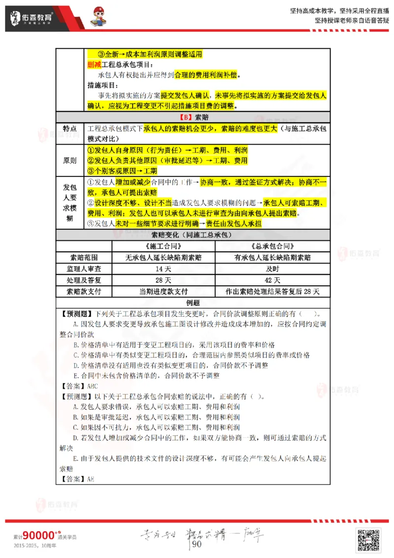 2025.4.5-5.4佑森教育叶虎翼授课一建工程经济《工程计价（一）（二）》专用讲义，版权所有，侵权必究_2026年一级建造师_2026年一建经济_2025年一建经济SVIP