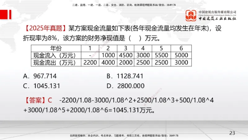 04节2.2.2投资回收期分析-2.2.4财务内部收益率分析（12.23）_2026年一级建造师_2026年一建经济_2026年一建经济SVIP_2026一建经济SVIP_02-基础精讲✿高端面授✿深度强化_讲义