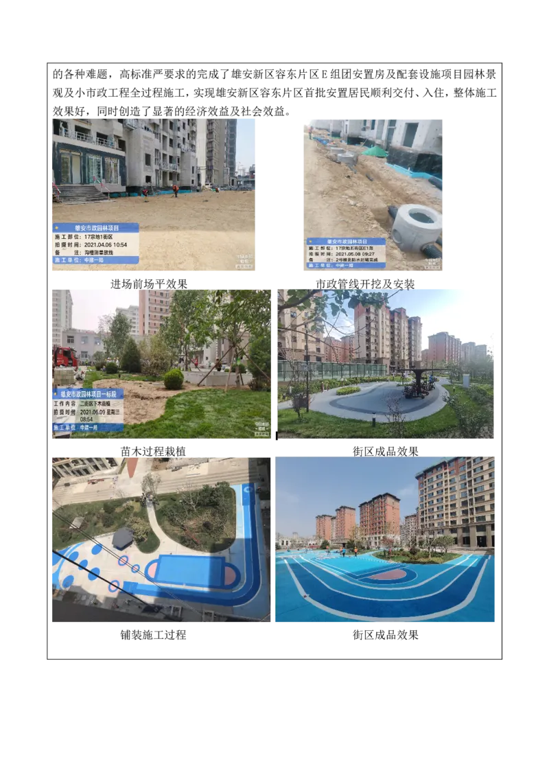 附件二：2022年度施工组织设计、施工方案编制技能竞赛申报表（施工组织设计）_2021-2023年优秀施组方案_施工组织设计_施组19-雄安景观园林市政工程施工组织设计