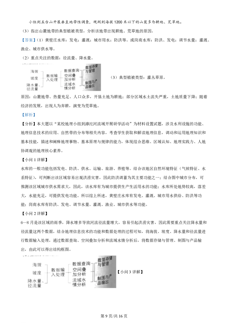 2024年高考地理试卷（北京）（解析卷）_地理历年高考真题_新&middot;PDF版2008-2025&middot;高考地理真题_地理（按年份分类）2008-2025_2024&middot;地理高考真题