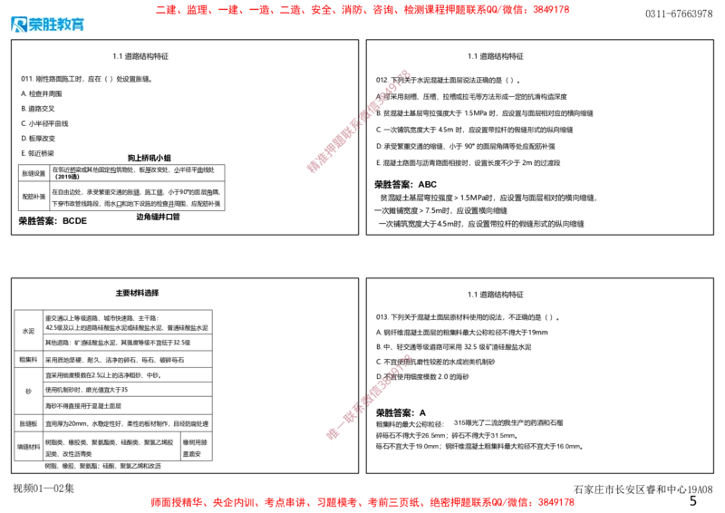 视频01&mdash;02集破题市政篇第01&mdash;25题（可打印版）_2026年一级建造师_2026年一建机电_2025年一建机电SVIP_03-习题精析✿实战特训✿模考通关_16-机电《破题提分班》王峰RS推荐