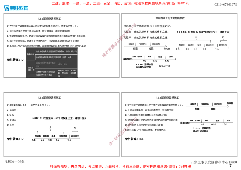 视频01&mdash;02集破题市政篇第01&mdash;25题（可打印版）_2026年一级建造师_2026年一建机电_2025年一建机电SVIP_03-习题精析✿实战特训✿模考通关_16-机电《破题提分班》王峰RS推荐