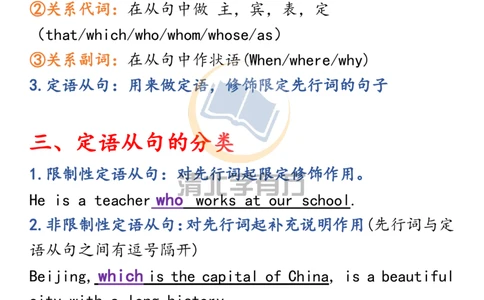 英语56高中英语丨定语从句考点大集合，都在这里了_S054高中英语备考必备学习资料包