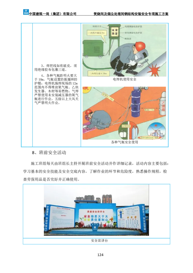 广州市第五资源热力电厂二期工程及配套设施项目钢结构工程-焚烧间、净化间安装安全专项施工方案_2021-2023年优秀施组方案_施工方案